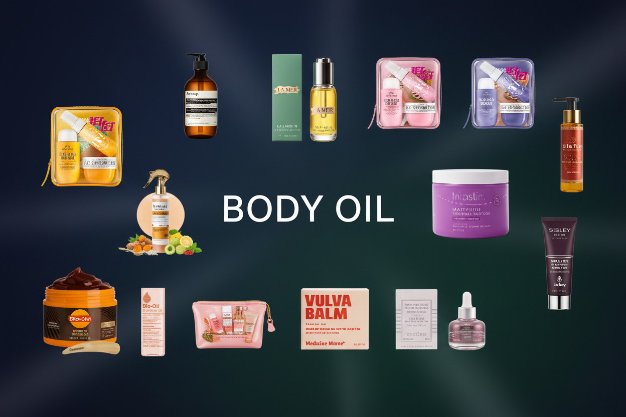 Body Oil Collection Banner