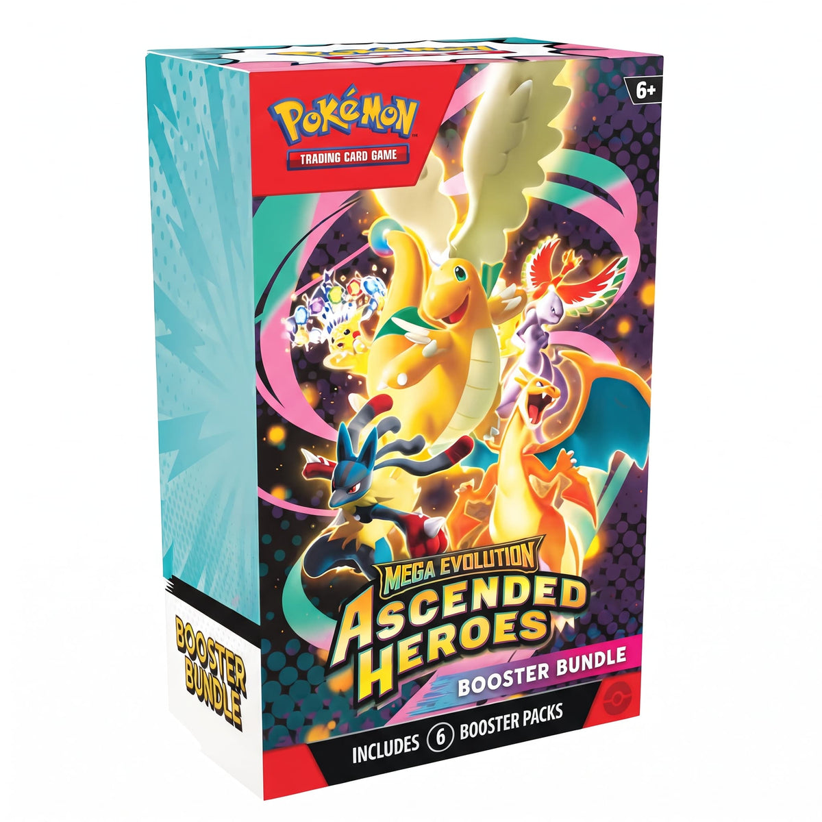 Pokémon TCG Mega Evolution Ascended Heroes Booster Bundle – 6 Packs
