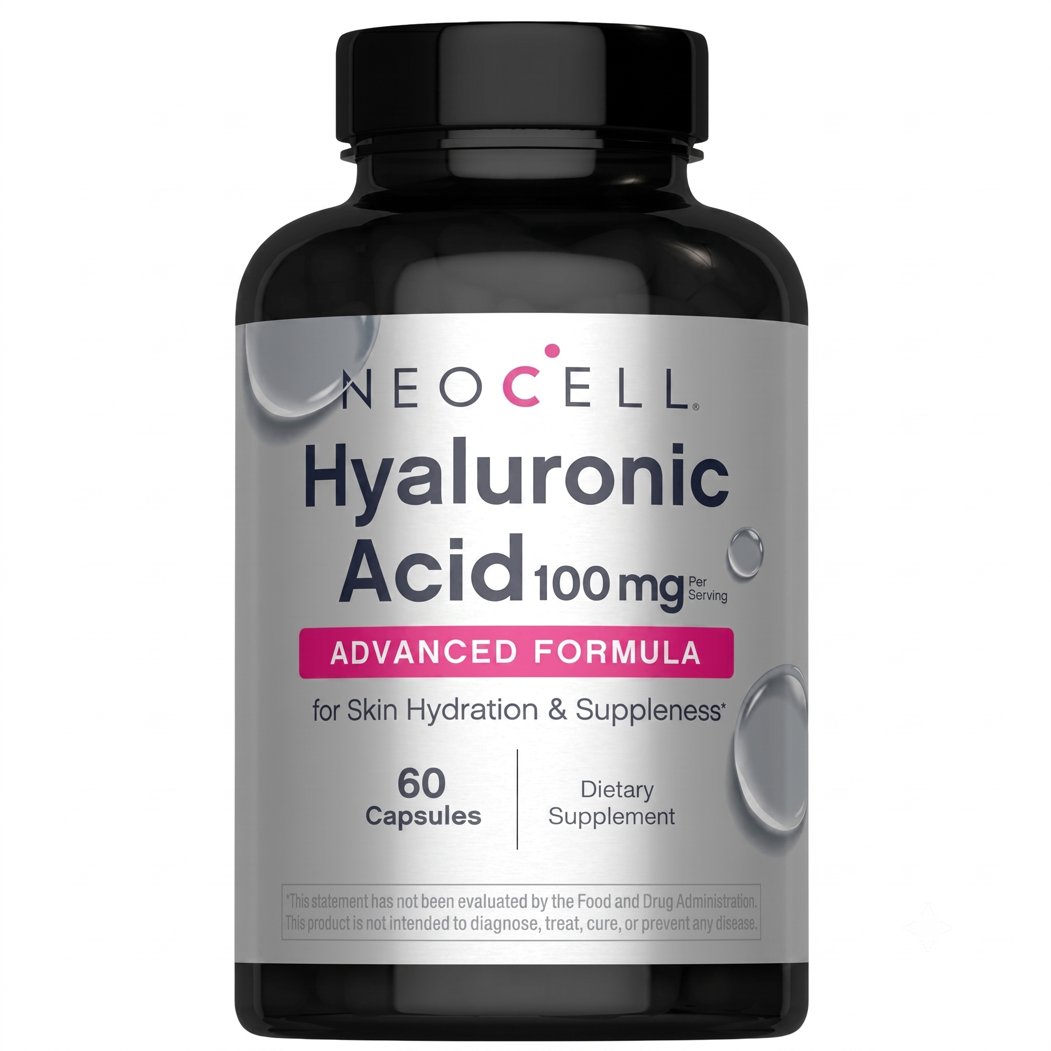 Hyaluronic Acid Anti Aging Hydrating Capsules 60 Capsules