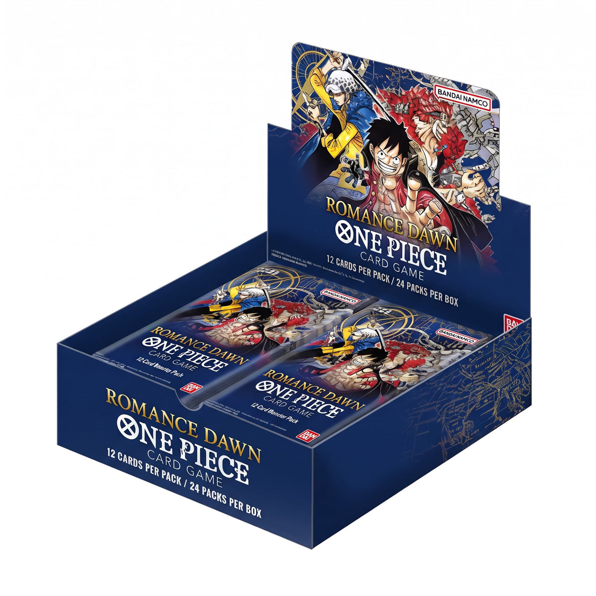 One Piece Card Game Romance Dawn (OP-01) Booster Box – Wave 1 Blue Bottom, 24 Packs