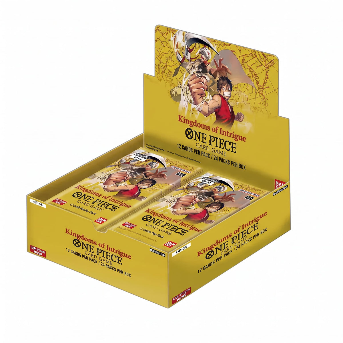 One Piece Card Game Kingdoms of Intrigue (OP-04) Booster Box – 24 Packs