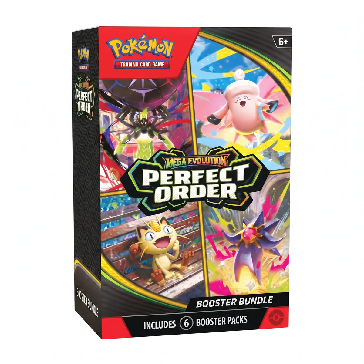 Pokémon TCG Mega Evolution Perfect Order (ME03) Booster Bundle – 6 Packs