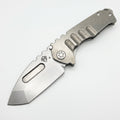 Medford Praetorian Genesis T Tumbled Handles w/ Polished Tumbled S45VN Tanto