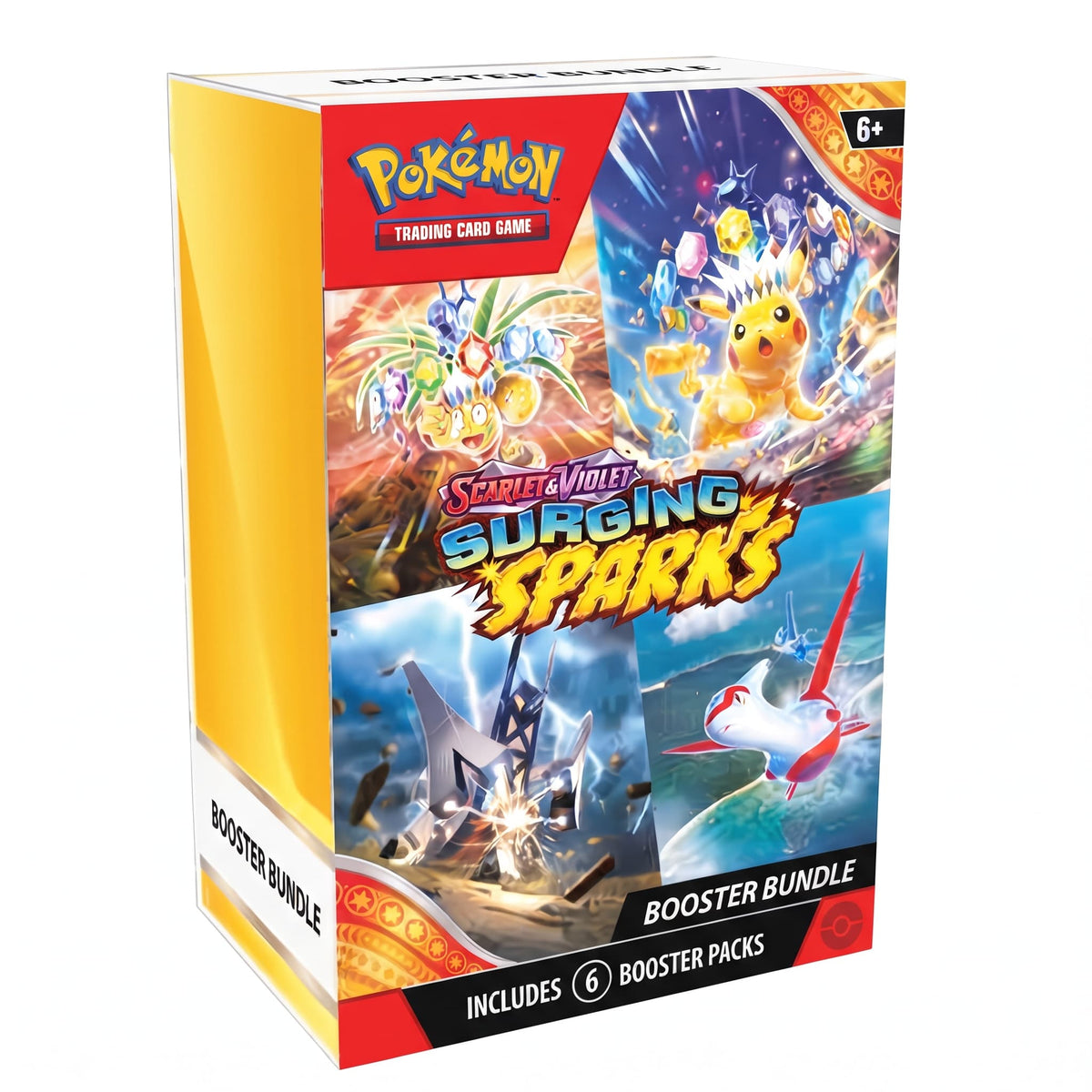 Pokémon TCG Scarlet & Violet Surging Sparks (SV08) Booster Bundle – 6 Packs