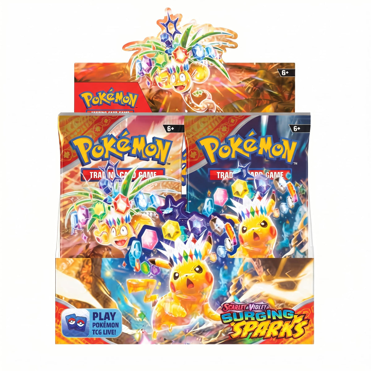 Pokémon TCG Scarlet & Violet Surging Sparks (SV08) Booster Box – 36 Packs
