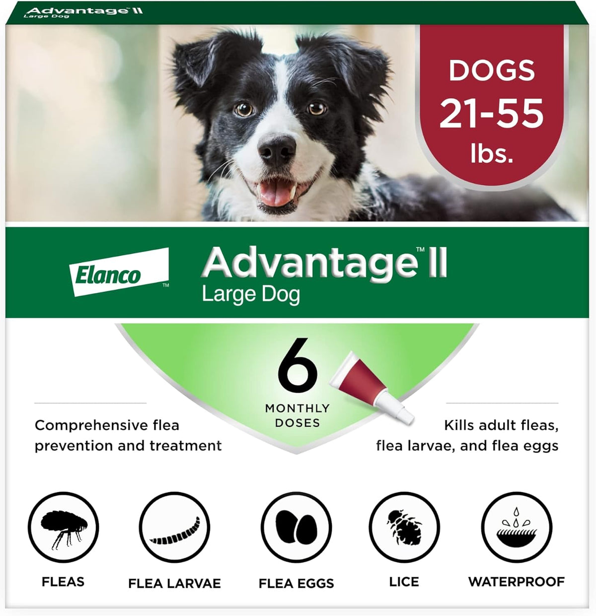 Advantage II Large Dog 21-55lbs Sealed