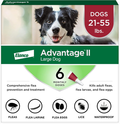 Advantage II Large Dog 21-55lbs Sealed