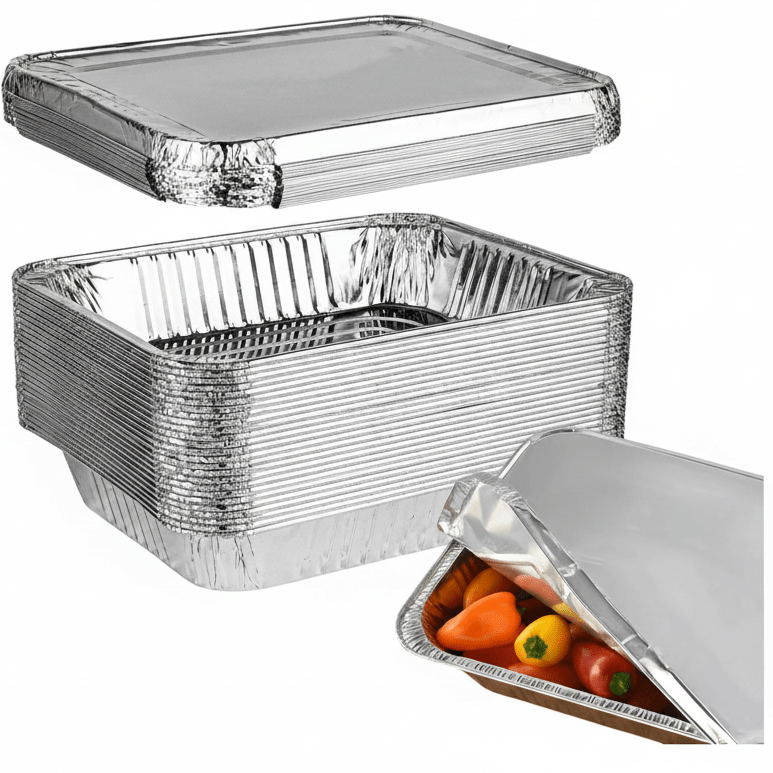 Aluminum Full Size Pan Lid 50-Count Case - Hamxi