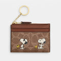 Coach x Peanuts Mini Skinny ID Case, Snoopy Print - Hamxi