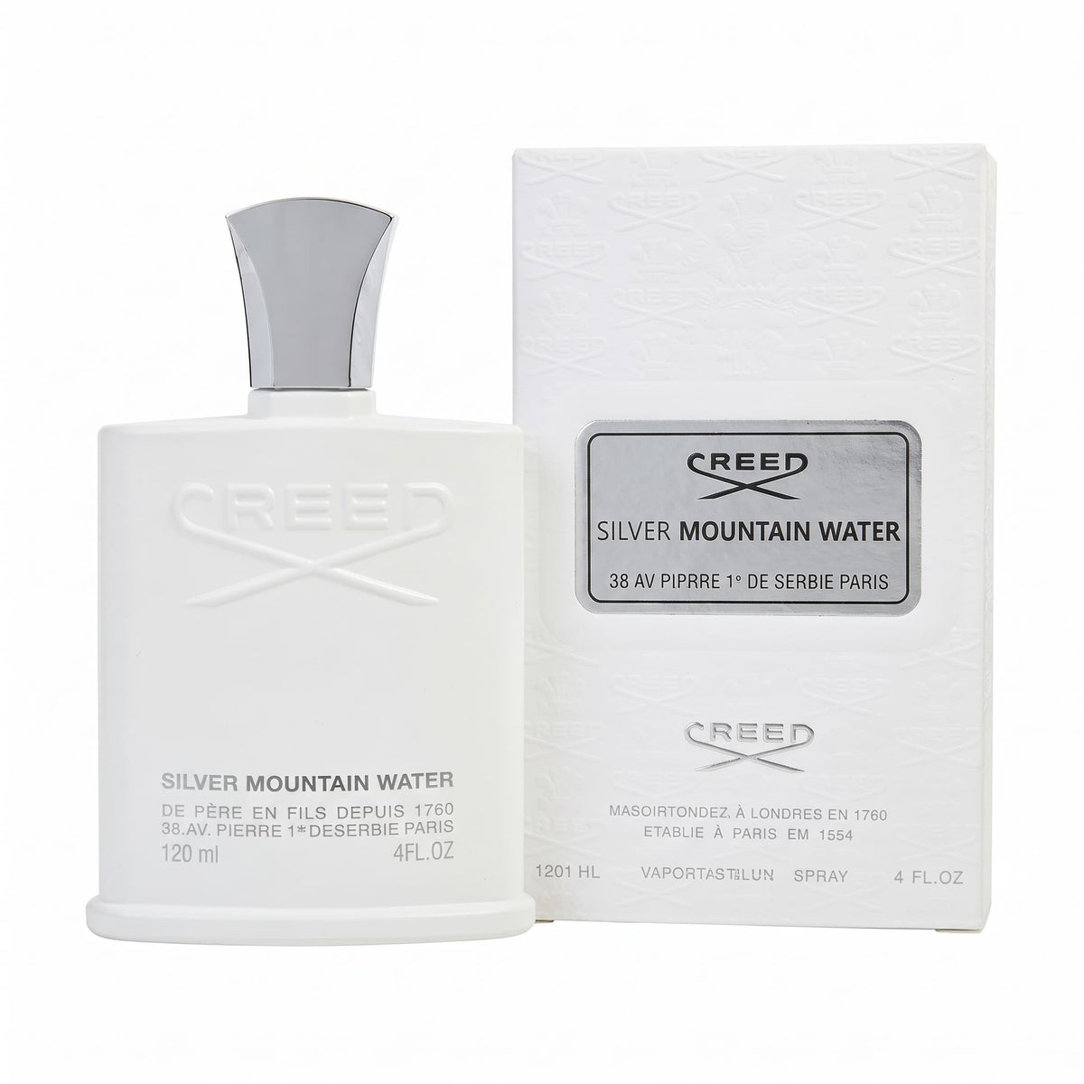 Creed Silver Mountain Water Men's Cologne 4 oz - Hamxi