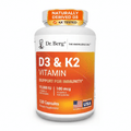 Dr. Berg Vitamin D3 K2 with MCT Oil Powder 120 Capsules - Hamxi