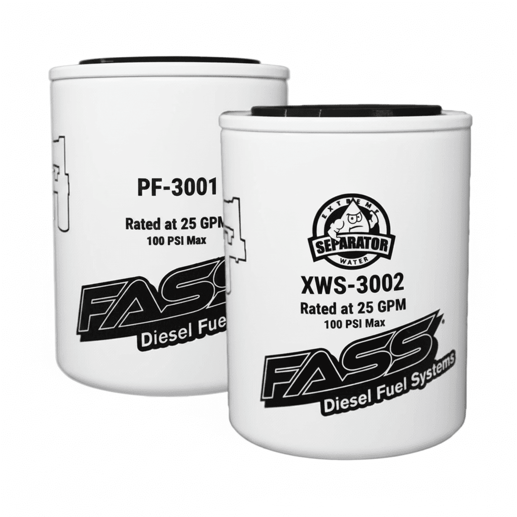FASS Titanium Series Diesel Fuel Filter XWS-3002 Particulate Filter PF-3001 Kit - Hamxi