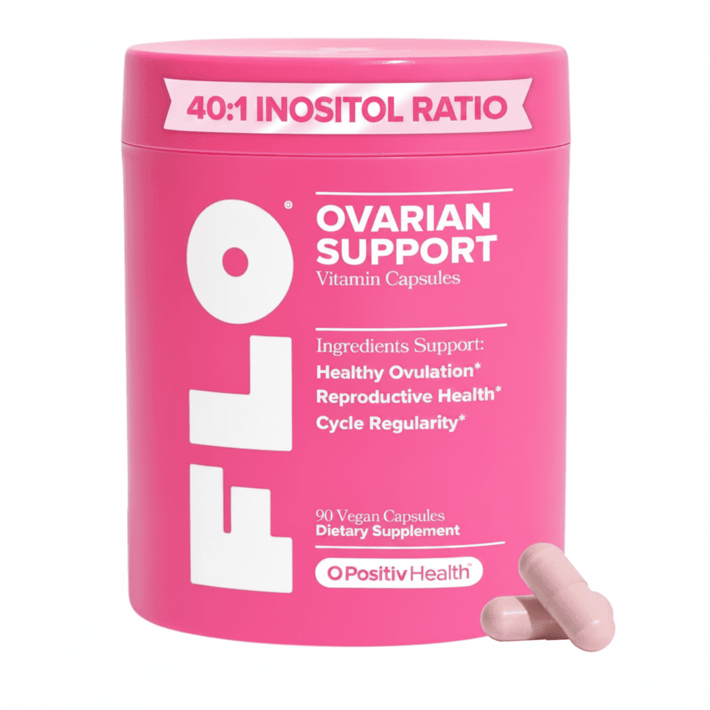 FLO Ovarian Support Vitamin Hormone Balance 90 Vegan Capsules - Hamxi