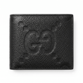 Gucci Bi-fold Wallet Jumbo GG Leather Black - Hamxi