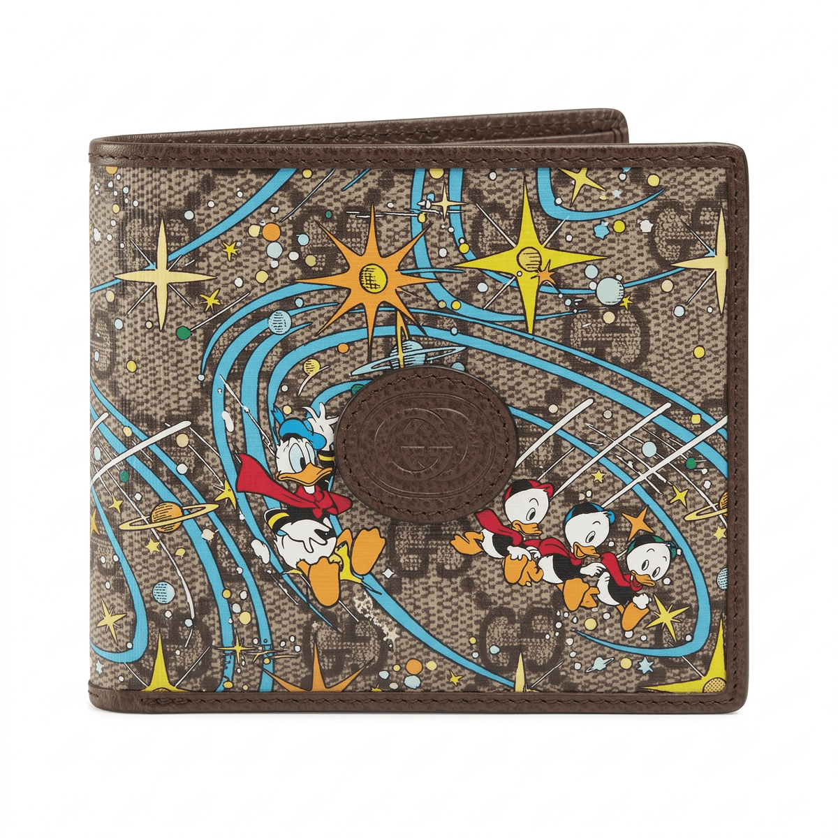 Gucci GG Supreme Disney Donald Duck Folding Wallet - Hamxi