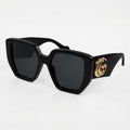 Gucci GG0956S Grey Geometric Sunglasses - Hamxi