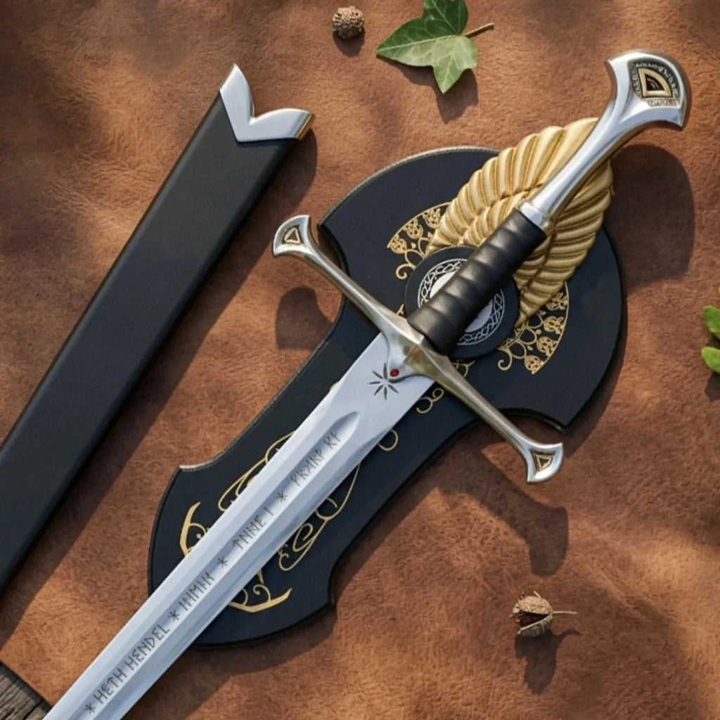 Handmade Custom King's Sword 41.5 Inch Stainless Steel - Hamxi