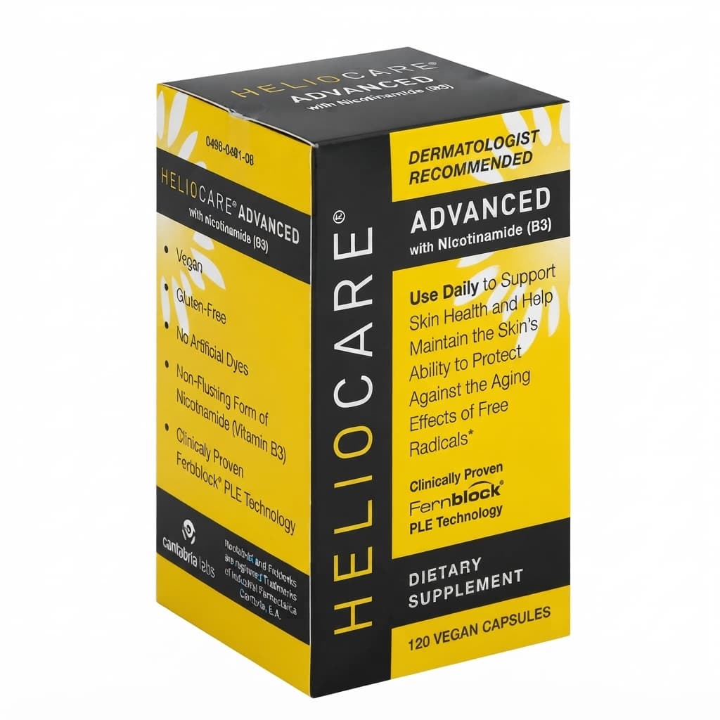 Heliocare Advanced Nicotinamide B3 Skin Supplement 120 Vegan Capsules - Hamxi