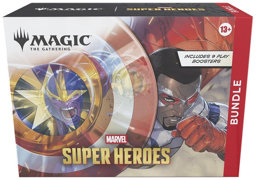 Magic: The Gathering Marvel Super Heroes (MSH) Bundle – 9 Play Boosters