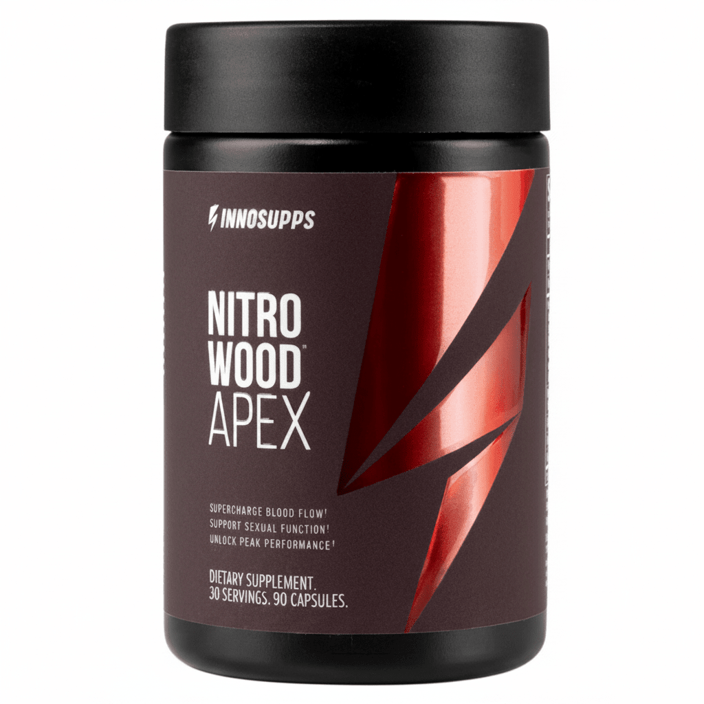 InnoSupps Nitro Wood Enhanced Circulation & Nitric Oxide Support 60 Capsules - Hamxi