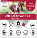K9 Advantix II Flea Tick & Mosquito Treatment Large Dogs 21-55 lbs 6-Month Supply - Hamxi