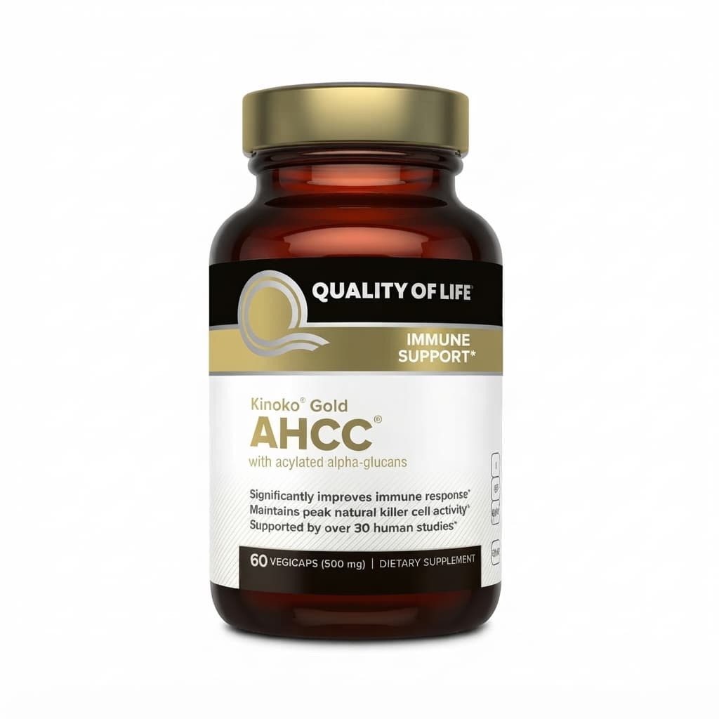 Kinoko Gold AHCC Immune Support Supplement by Quality of Life - Hamxi