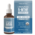 L Methyl Folate 15mg Plus Methyl B12 Berry Flavor 1oz - Hamxi