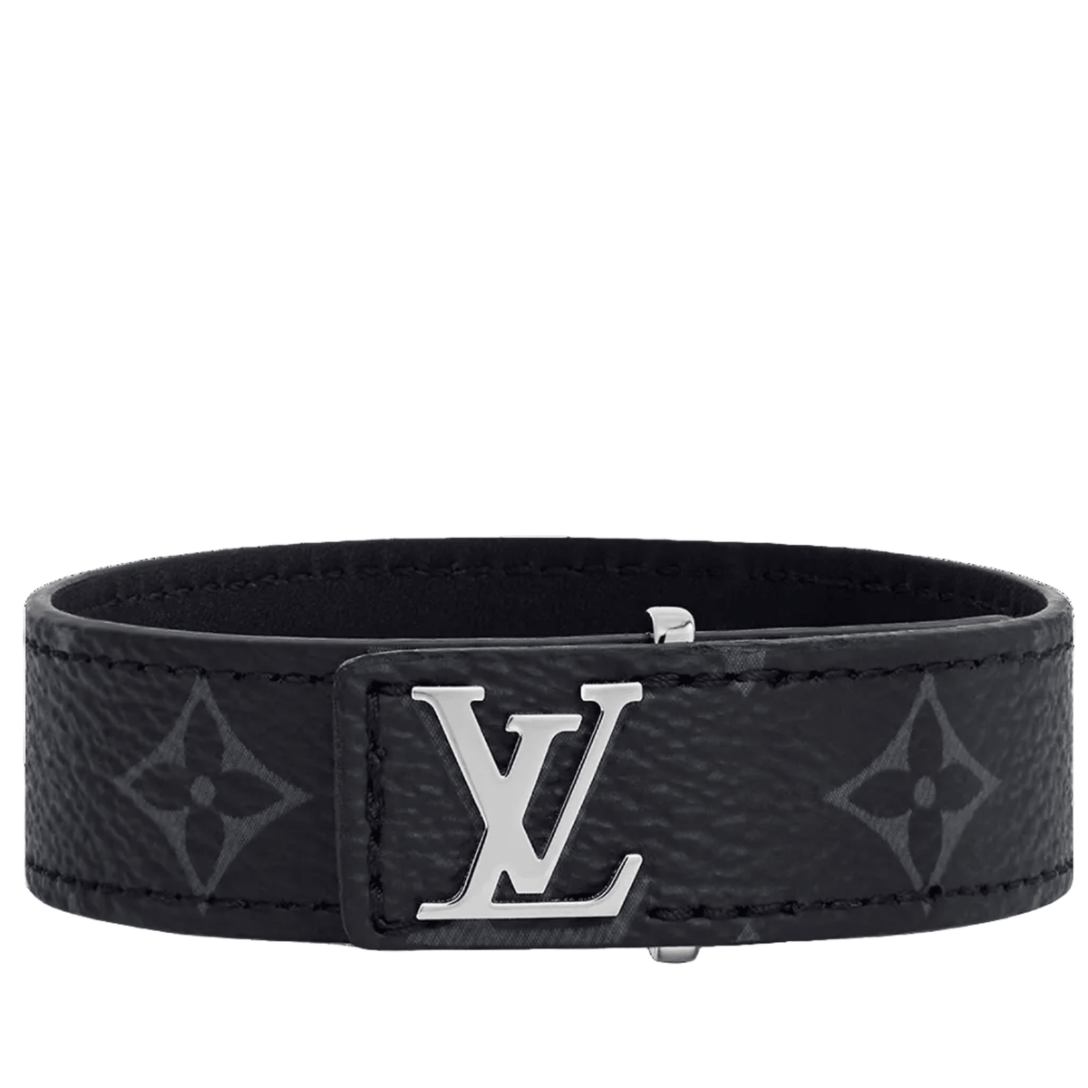 LV Slim Bracelet Black Calfskin Sealed