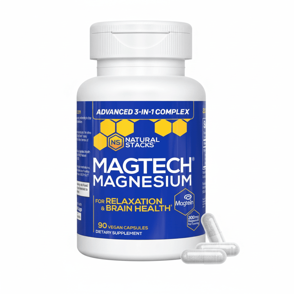 MagTech Magnesium Complex 3 Forms of Magnesium 90 Vegetarian Capsules - Hamxi