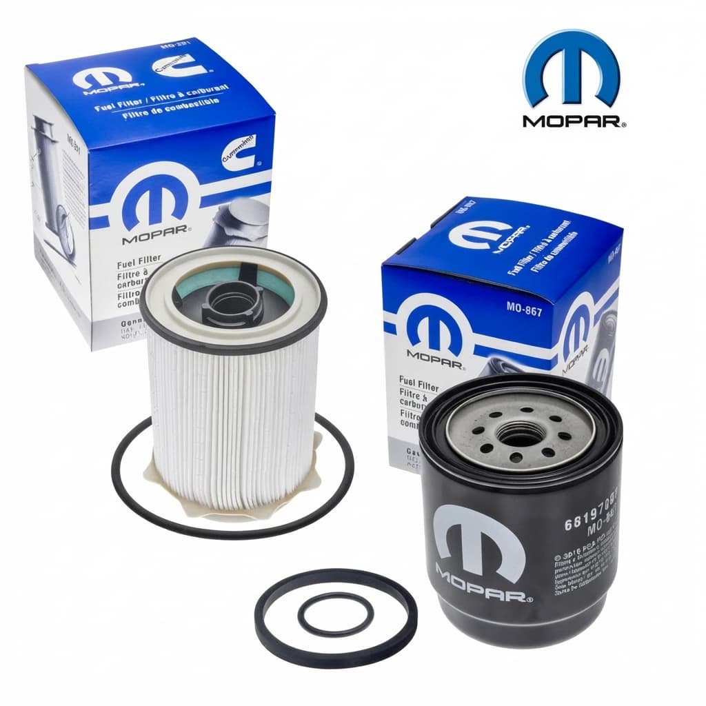 Mopar Oil & Fuel Filter Combo Set MO-291, 6.7L Cummins - Hamxi