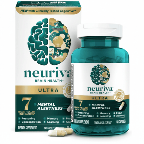 Neuriva Brain Health Ultra Supplement 60ct Sealed