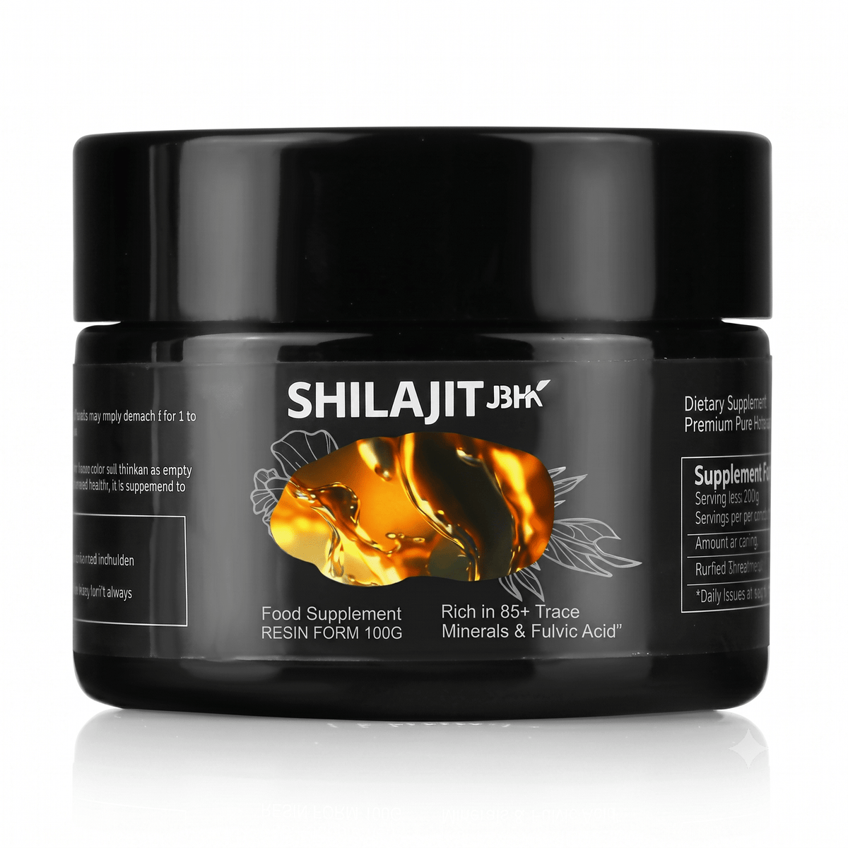 Pure 100% Himalayan Shilajit, Soft Resin, Organic, Extremely Potent 50 gm - Hamxi