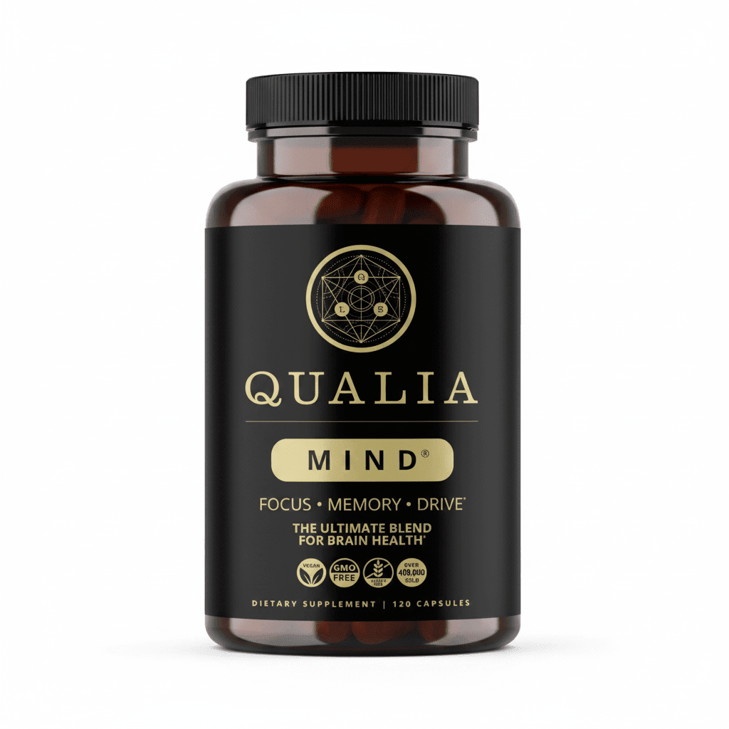 Qualia Mind Brain Supplement Focus Memory Drive Nootropic 120 Capsules - Hamxi