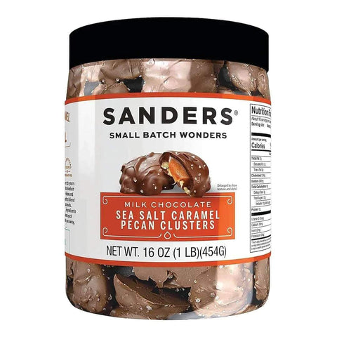 Sanders Milk Chocolate Pecan Clusters 16oz Sealed