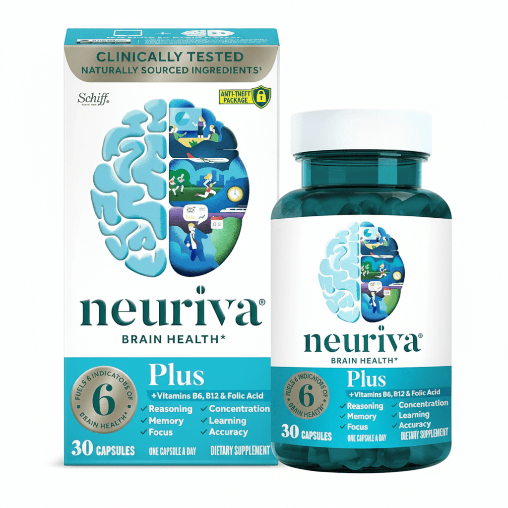 Schiff Neuriva Plus Brain Performance Supplement 30 Count - Hamxi