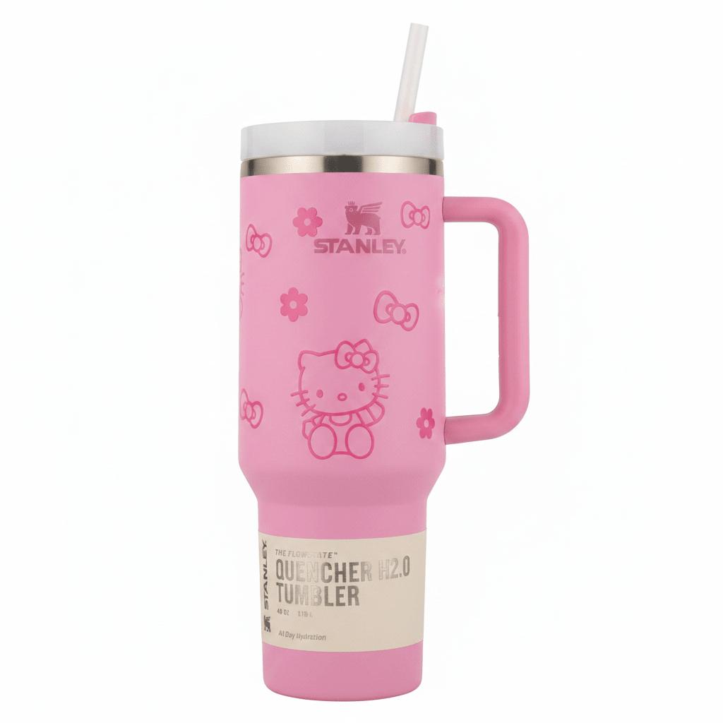 Stanley Quencher 40oz Pink Floral Sealed