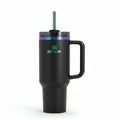 STANLEY Quencher H2.0 Tumbler 40oz Black Chroma Handle & Straw - Hamxi
