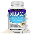 Toplux Multi Collagen Peptides Pills 1800mg 90 Capsules - Hamxi