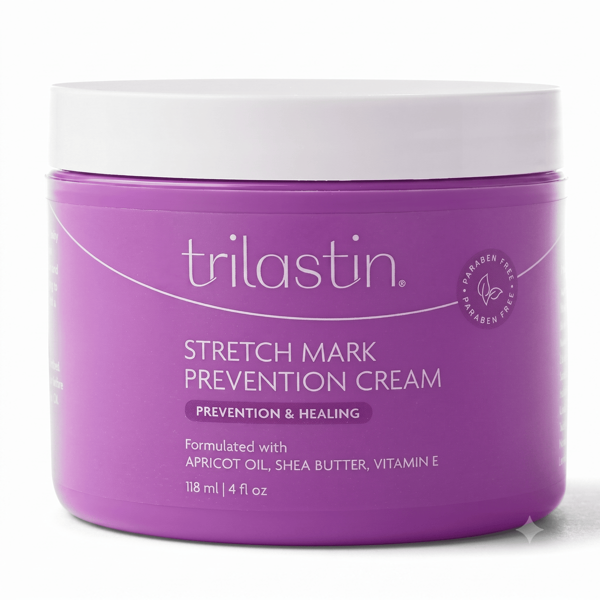 TriLASTIN Maternity Stretch Mark Prevention and Healing Cream 4oz - Hamxi