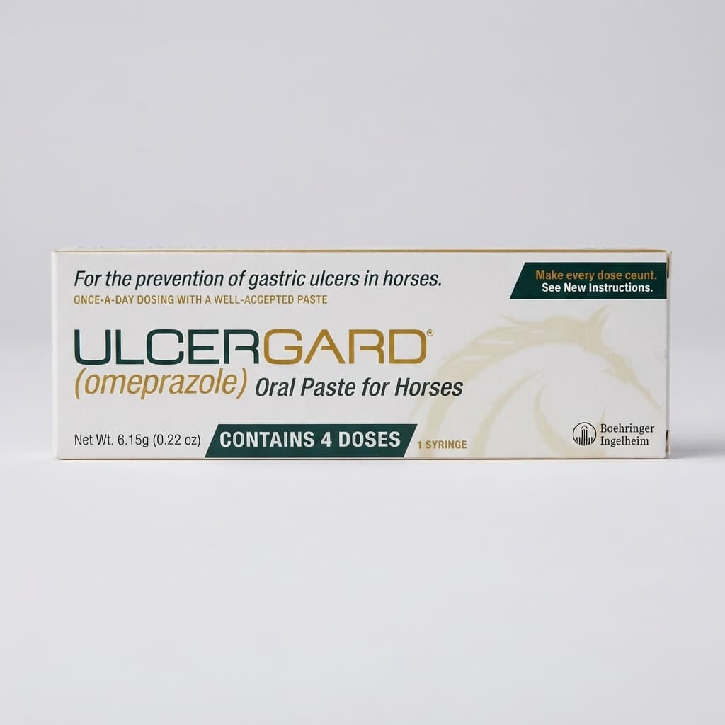 UlcerGard Omeprazole Paste for Horses 3-Pack Ulcer Prevention - Hamxi