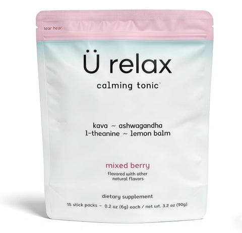 Urelax Calming Drink Mix Mixed Berry 15ct Sealed