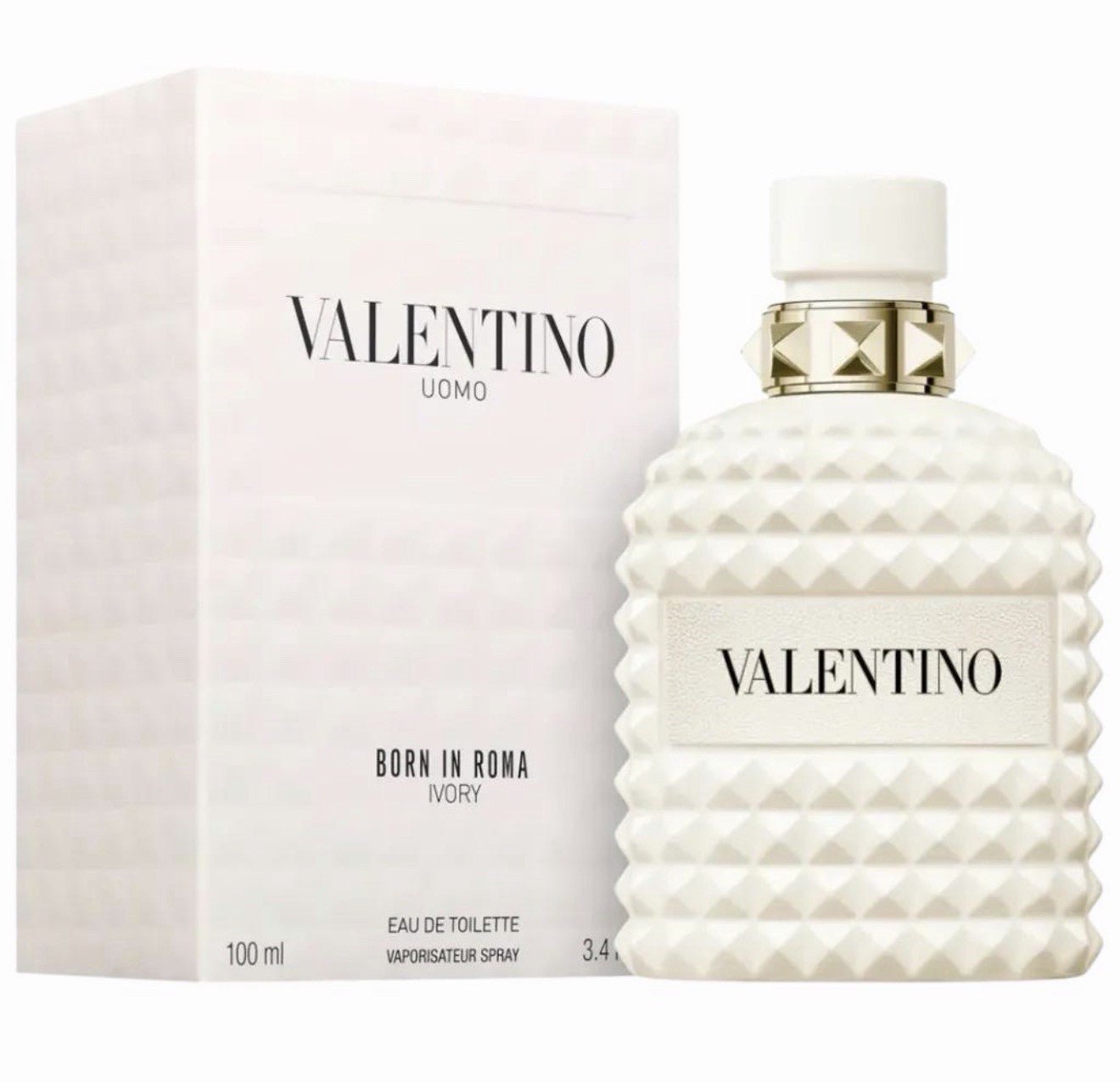 Valentino Born in Roma Ivory EDT Men 3.4oz Sealed